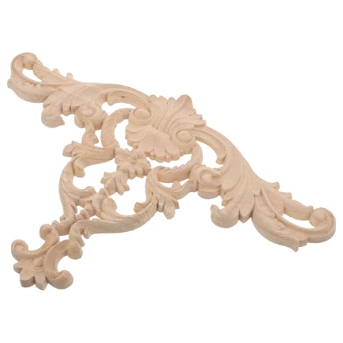 Décoration murale et bureau : applique bois sculpté beige style ancien