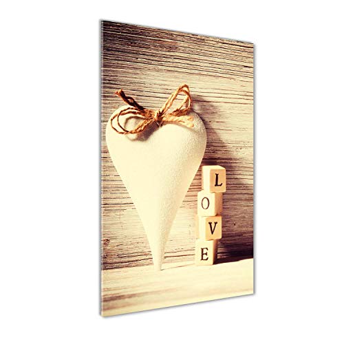 Impression sur verre acrylique Tulup - Solution déco grand format beige 60x120 - 2