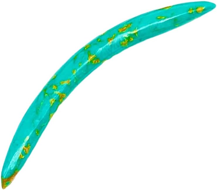 Uni Craft Turquoise Crystal Tribal Septum Piercing, 12g to 1/2 in, Custom Sizing