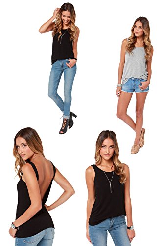Bestisun Womens Workout Shirts Sexy Open Back Activewear Athletic Clothes Sports Yoga Tank Tops3