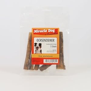 Miracle Dog Ochsenziemer 7X 12cm Hundesnacks