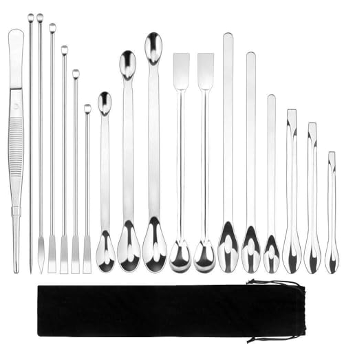 Micro-cuillères et spatules de laboratoire en inox pour un échantillonnage précis de vos poudres