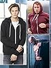 Love My Fashions® Men Full Zipper Plain Hoodie with Front Pockets Hoody for Casual Wear & Workout Black #1