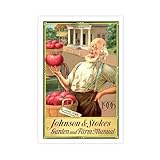 BIRART Poster auf Leinwand, Vintage-Tomaten-Motiv, 