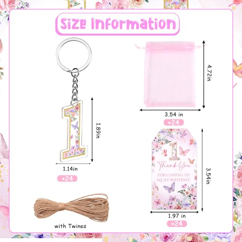 Image of Party Favors Theme Baby-Shower Keychain Set