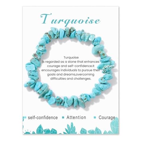 Vellivar Natural Turquoise Crystal Bracelet Cover