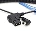 SZJELEN Anton Bauer Power Tap D-Tap to 12V DC2.5 Right Angle Power Coiled Cable for KiPRO LCD Monitor (DC Coiled Cable)