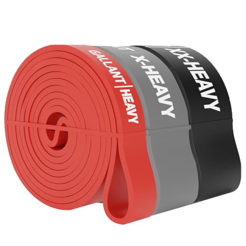 Gallant Resistance Bands Set - Different Heavy Level 50lb, 75lb, 90lb Thick Exercise Bands for Stretching, Muscle Toning, Powerlifting, CrossFit, Yoga, Mobility and Workout - Pack of 3 Gallant Resistance Bands Set - Different Heavy Level 50lb, 75lb, 90lb Thick Exercise Bands for Stretching, Muscle Toning, Powerlifting, CrossFit, Yoga, Mobility and Workout - Pack of 3