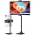 Foldable Portable Monitor Stand,iPad Stand for Desk Holds 4.4LB | Monitor Holder, Adjustable Height & Angle Tablet Holder Stand, iPad Holder Stand Fits 4.7-17" Portable Monitor/Tablet/Phone