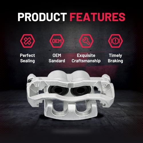 Image of BDFHYK 18-B4994 18-B4995 Front Disc Brake Caliper Assembly Compatible with Ford Explorer /Explorer Sport Trac 2006-2010, Compatible with Mercury Mountaineer 2006-2010, 4.0L 4.6L V6 V8 GAS 2pcs