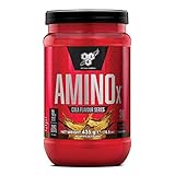 BSN Nutrition Amino X, Suplementos Deportivos BCAA Polvo con Aminoacidos Esenciales y Vitamina D, Aminoacidos BCAA para Musculacion, Cola, 30 Porciones, 435g