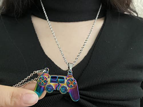 Cjiayujew Game Controller Necklace For Couples, Matching Necklace For Best Friend, Friendship Sister Necklace (Color) #TOP4
