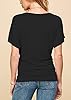 MBJ WT817 Womens Dolman Drape Top with Side Shirri... #4