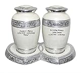 Urns for Human Ashes, Funeral Cremation Companion Urns for Two Adults