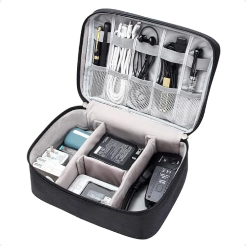 Bolsa Estojo Organizador Cabos Pendrives Fonte Pra Viagem Bolsa Portatil Multifuncional