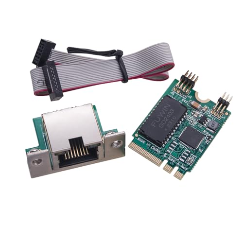 Adaptador Ethernet M.2 A+E de 2.5G, tarjeta de red de 2.5G/1G/100M con controlador RTL8125B miniatura 1