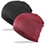 2pcs-black, Wine Red