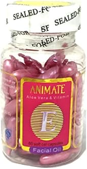 Dr Care Animate Vitamin E 60 Soft Cel Facial Capsules Dark Pink/Assorted
