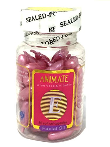 Dr Care Animate Vitamin E 60 Soft Cel Facial Capsules Dark Pink/Assorted