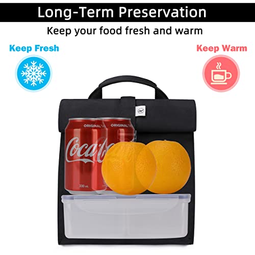 Sunny Bird SBLB-001 Insulated Lunch Bag Rolltop Lunch Box thumb #1