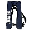 Hourongw Reddingsvest voor volwassenen, automatische reddingsvest, super zwevend volautomatisch reddingsvest, opblaasbaar reddingsvest voor volwassenen, zwemvesten voor watersport, kajakken, varen