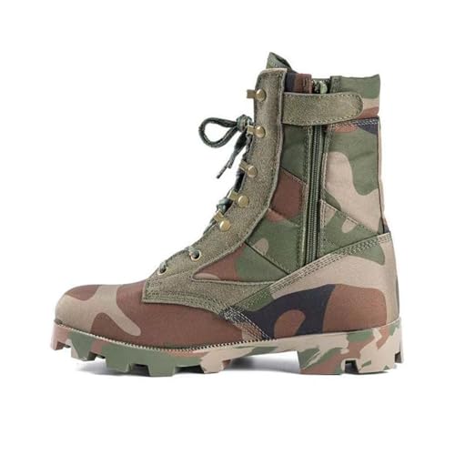 Best Boots for Desert Trekking: Top Picks & Reviews 13 Men's High Top Lace Up Work Military Tactical Boots Non-Slip Rubber Outsole Wear Resistance Lightweight Combat Boots For Outdoor Trekking Commando Army Desert Jungle Backpacking (green(with zipper),12)