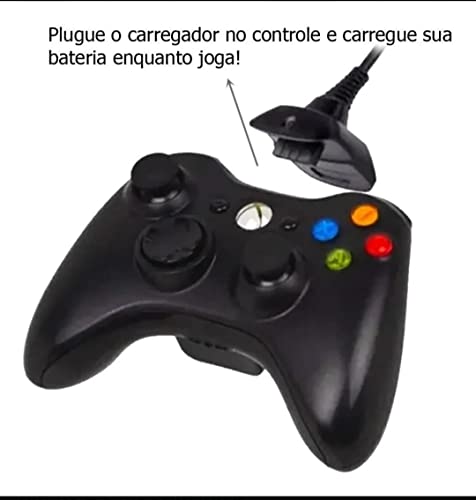 Kit 2 Baterias Carregador Controle Xbox 360