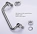 YUDTKK 5Inch SUS304 Stainless Steel Folding Handles for Cabinet/Equipment/Toolbox,Round Rod Foldable Handle,Pack of 2