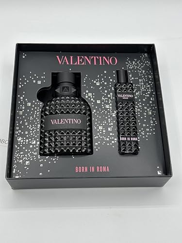 VALENTINO Uomo Born in Roma Gift Set, Unisex, EDT 50ML + 15ML