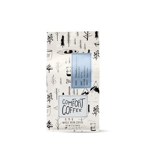 Mt Comfort Coffee Colombia Full City Roast, 12 oz Bag