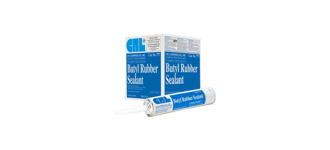 C.R. LAURENCE 777BL CRL Black 777 Butyl Rubber Sealant