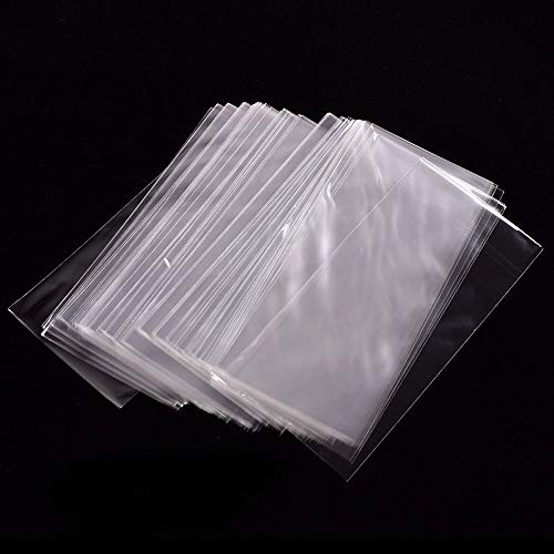 YASUOA 100 Pieces Clear Paper Money Holder with Storage Case, Bill Protector Slab Holder, Album Banknotes Currency Collection Sleeves Protector Bag