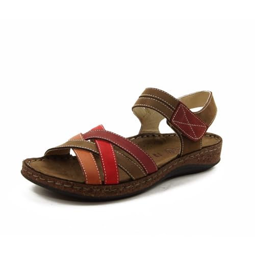 WALK & FLY   Sandalia 43170 TL para: Mujer Color: Taupe Talla: 37