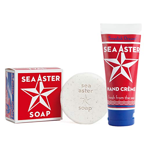 Swedish Dream Sea Aster Soap Bar With Sea Aster Hand And Body Cream #TOP12