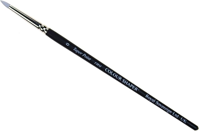 Colour Shaper Taper Point 0 Firm Painting Shaper Brush - Grey