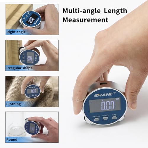 Cinta métrica digital SHAHE con pantalla LCD y batería recargable miniatura 3