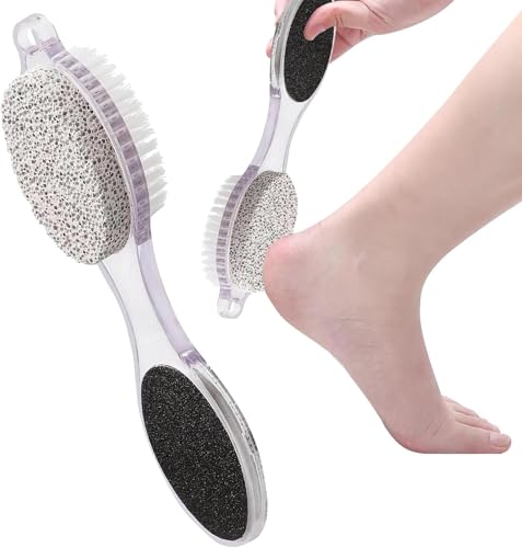 1Pcs Pumice Stone for Feet – 4-in-1 Pumice Stone Foot Care Tool for Removing Calluses, Dead Skin, and Exfoliating – Dual-Sided Pumice for Smooth, Soft Feet – Ideal for Pedicures, Foot Massages, and At