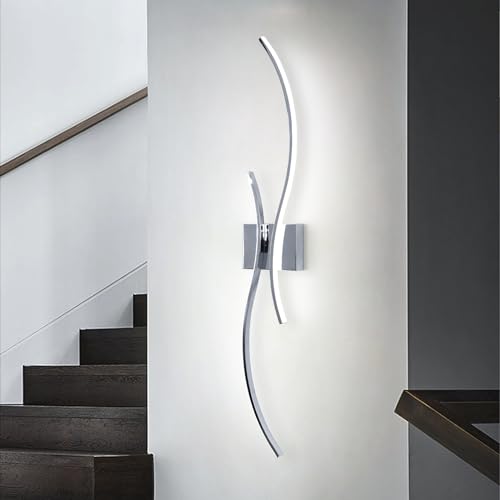 CANEOE Modern LED Wall Sconce, 39Inch LED Bathroom Vanity Light,