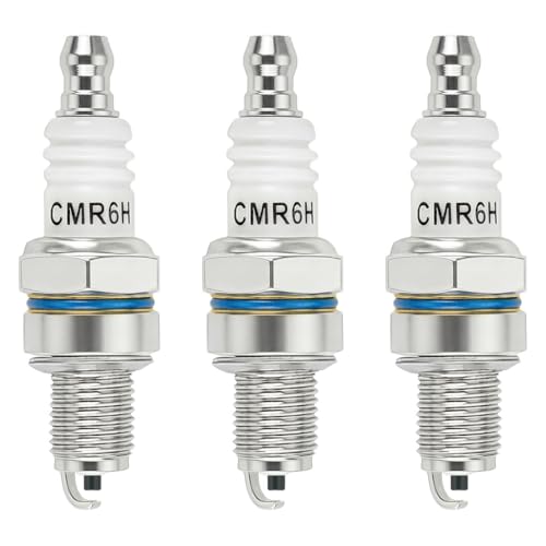 3 Pièces CMR6H Bougie d'Allumage pour Stihl MS170 MS171 MS181 MS211 FS90 MS231 MS241 FS100 FS110 BG56 NGK 3365 CMR6H Bougie pour Tondeuse Souffleurs...