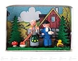 zündholzschachteln Originalverpackte Neuware Miniatur Zündholzschachtel Feierohmd Breite x Höhe ca 5,5 cmx4 cm NEU Erzgebirge Weihnachtsfigur Holzfigur
