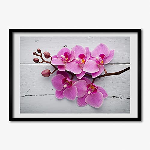 Affiche peinture orchidée Tulup 70x50 cm pour habiller un mur vide