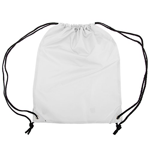 Shugon - Mochila saco/Mochila cuerdas lisa Modelo Stafford - 13 Litros (Talla Única) (Blanco)