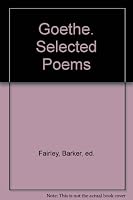 Goethe. Selected Poems B000H875J4 Book Cover