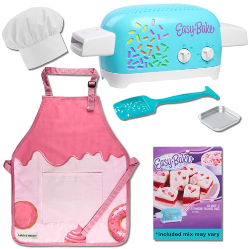 Easy Bake Oven Bundle with 3-Pan Set, Apron & Chef Hat