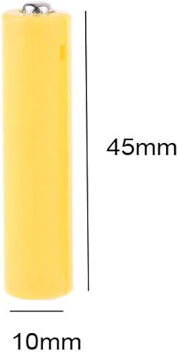 Miniatura 7 de sara-u 5 unids LR06 AA tamaño ficticio batería falsa configuración Shell marcador de posición Cilindro conductor de células simuladas para batería