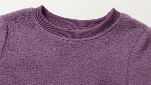 Mud Kingdom Kids Pajamas Set Polar Fleece Long Sleeve Casual Warm Fall Winter Happy Halloween Black3