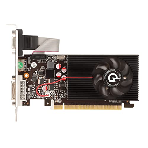 VBESTLIFE Tarjeta Gráfica GT730 de 4GB, GPU GDDR3 de 128 bits, 700/2668MHz, Tarjeta de Vídeo para Juegos de PC de Escritorio PCIE 1.1 con Puertos HDMI, DVI, VGA