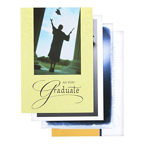 DaySpring Graduation Boxed Greeting Cards w Embossed Envelopes - Traditional, 12 Count