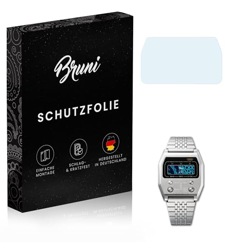 Bruni Screen Protector compatible with Casio A1100D-1 Protector Film, crystal clear Protective Film (2X)