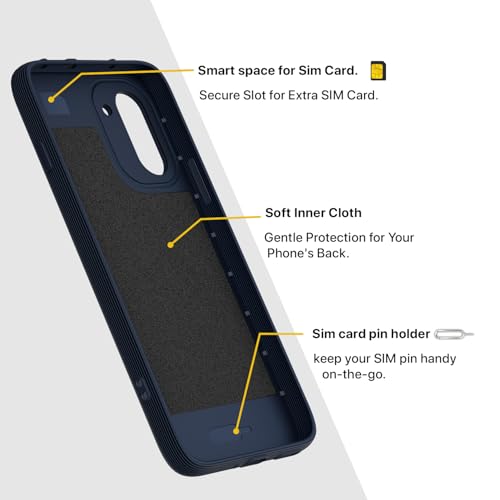 Image of Pikkme Back Cover for OnePlus 15R 5G Camera Protection 3D Hexa Cube Design Silicone Protective Bumper Case (Blue)